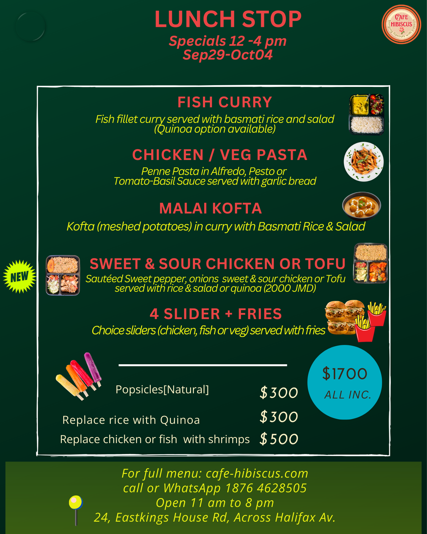 Lunch Specials Weekly