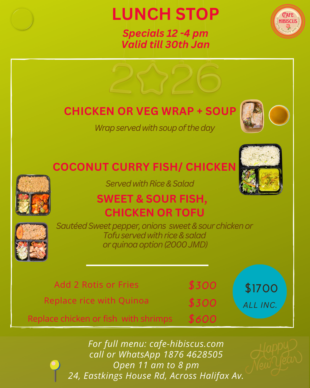 Lunch Specials Weekly